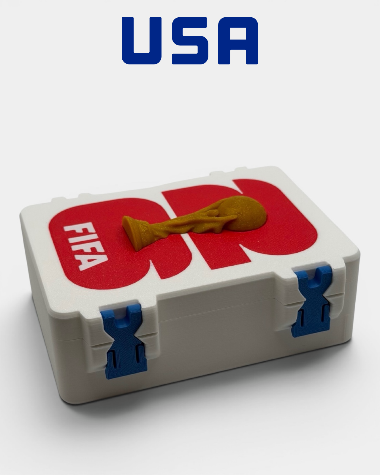 Personalized World Cup Sticker Organizer Box