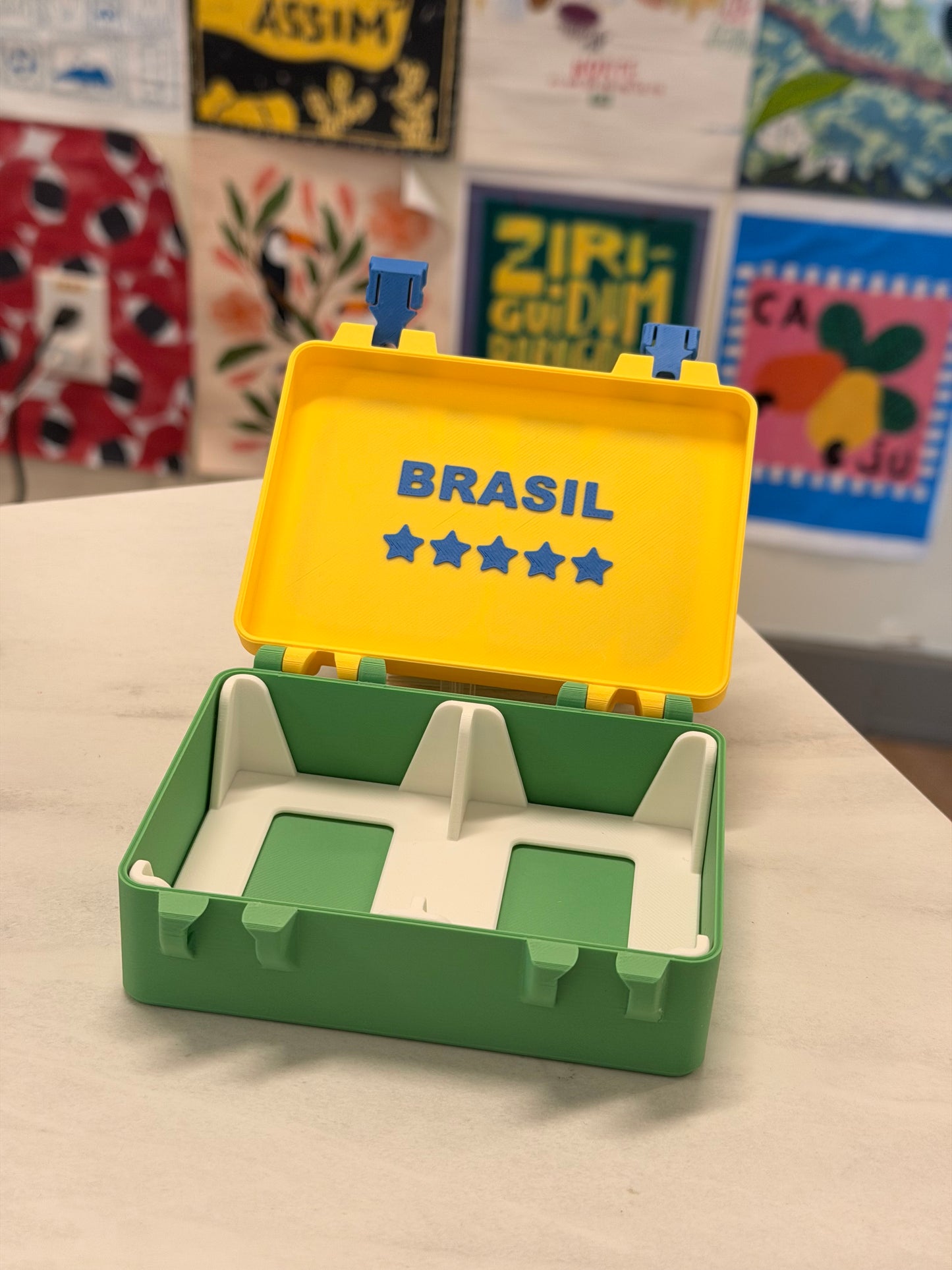 Personalized World Cup Sticker Organizer Box