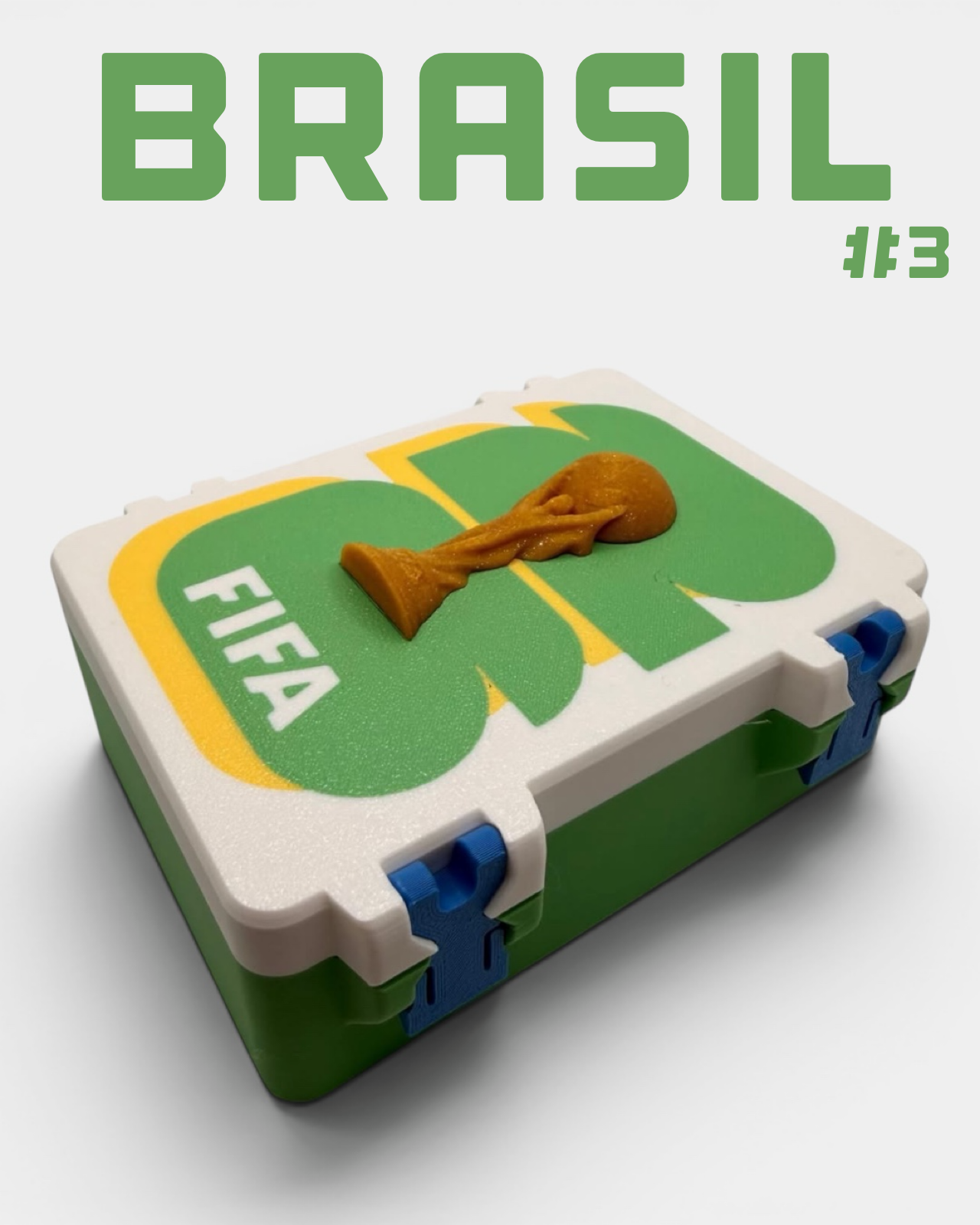 Personalized World Cup Sticker Organizer Box