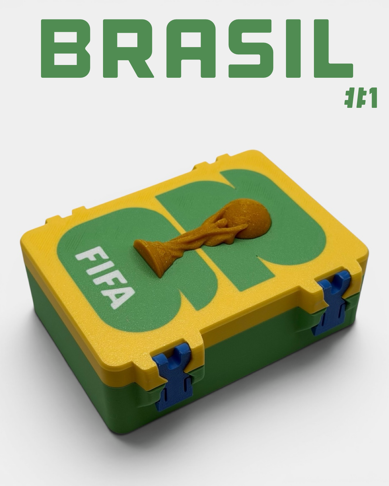Personalized World Cup Sticker Organizer Box