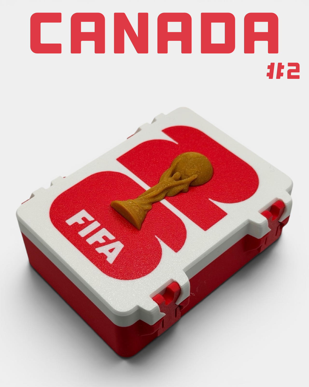 Personalized World Cup Sticker Organizer Box