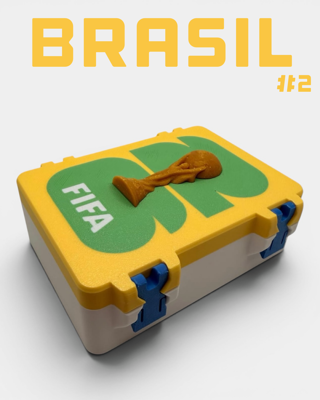 Personalized World Cup Sticker Organizer Box